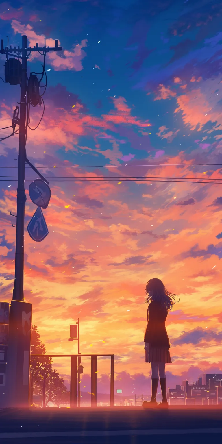 anime computer backgrounds flcl, sunset, hyouka, noragami, tomori
