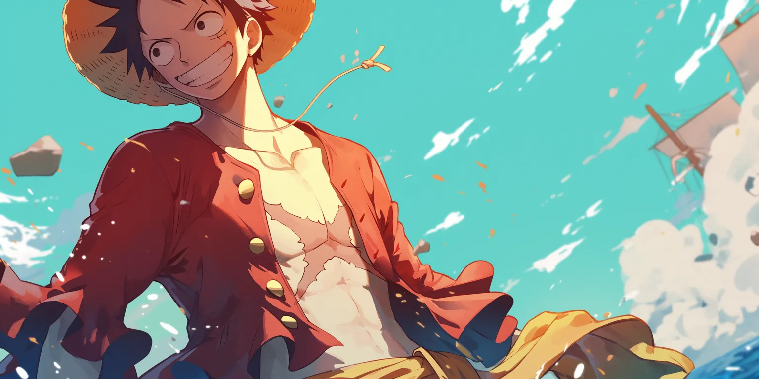 one piece wallpaper 1920x1080 luffy, shanks, sabo, denji, flcl