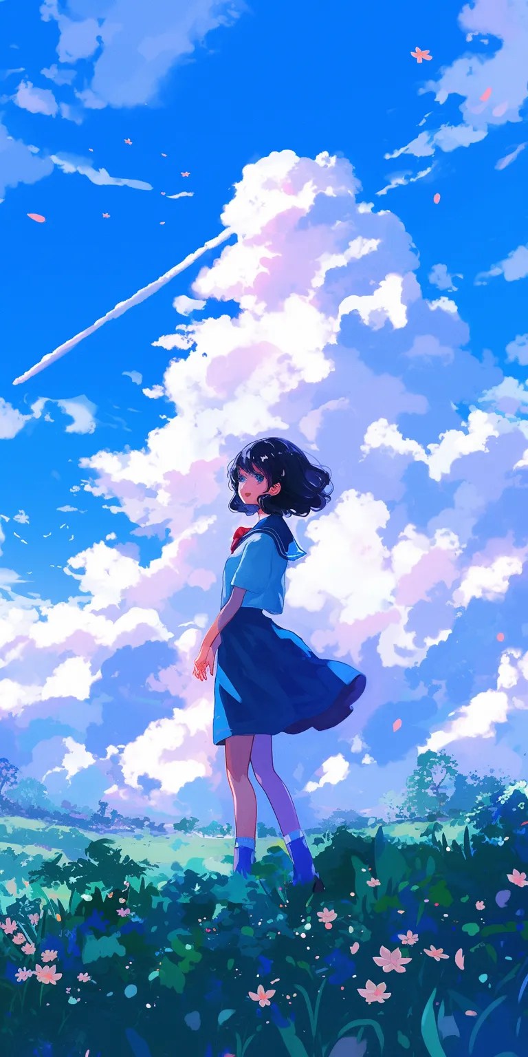 anime beautiful wallpaper sky, ghibli, lofi, 1920x1080, 3440x1440