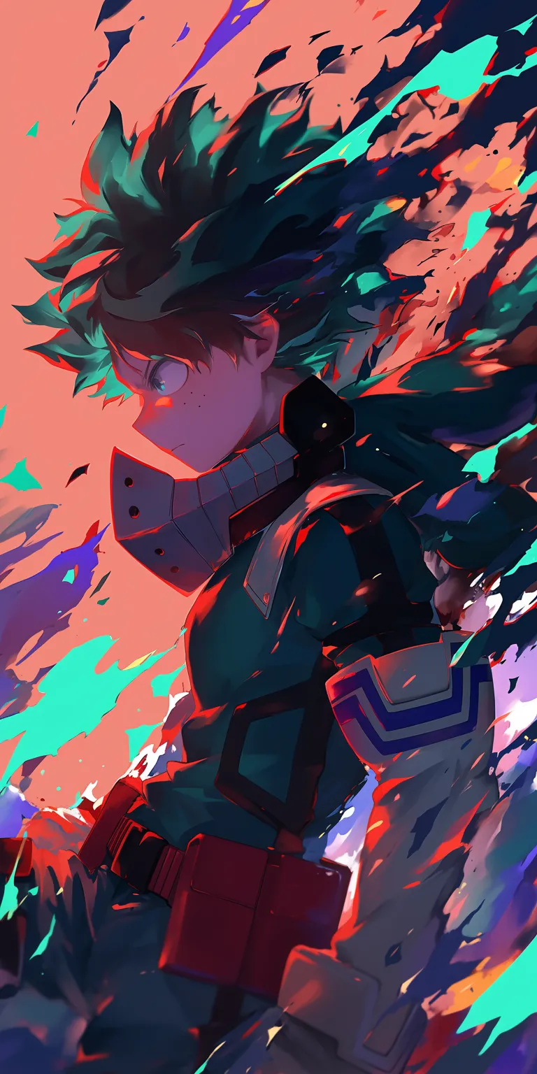 my hero academia wallpaper iphone deku, todoroki, bnha, gurren, flcl