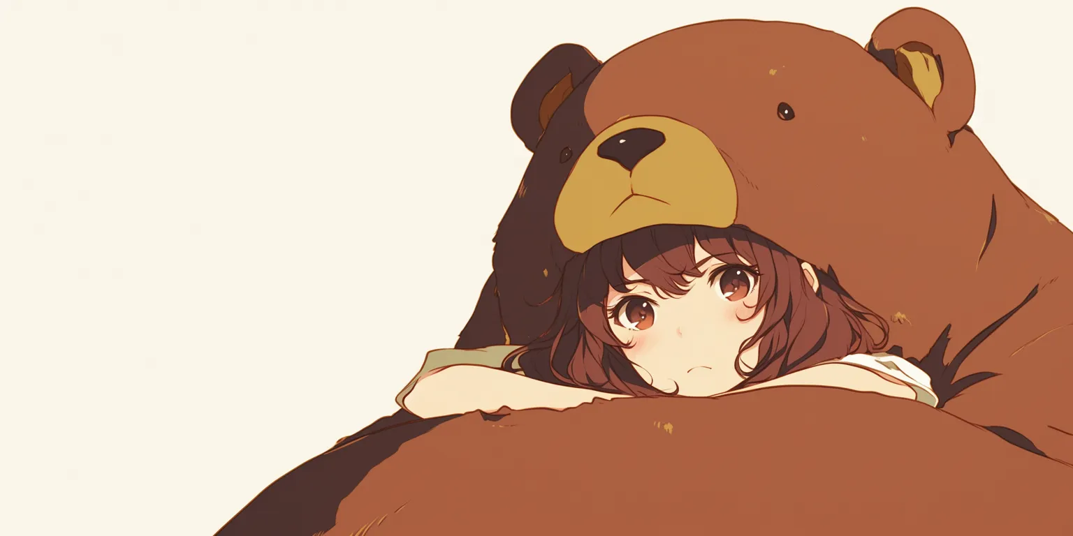 brown bear wallpaper bear, ghibli, haru, makoto, kawaii