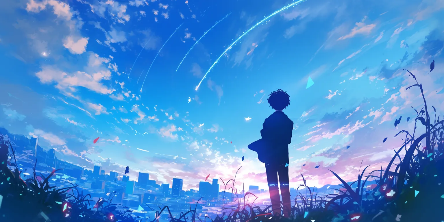 anime desktop wallpaper 4k sky, hyouka, franxx, dazai, ciel