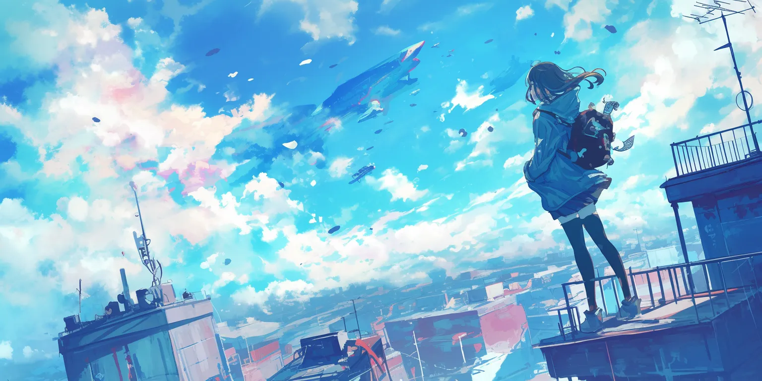 1920 x 1080 anime wallpaper ciel, noragami, flcl, sky, 3440x1440
