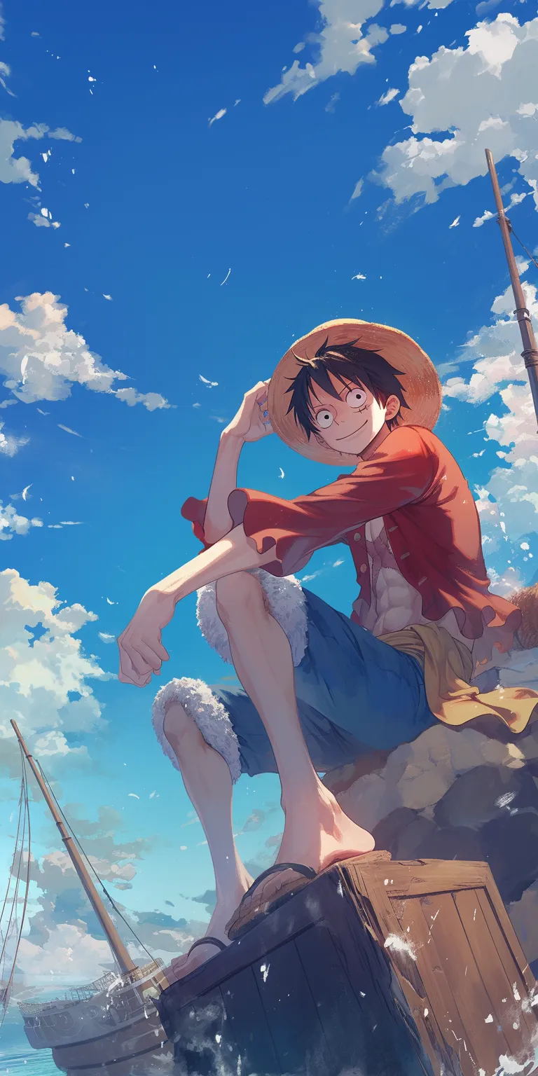 luffy iphone wallpaper luffy, flcl, ponyo, 1920x1080, noragami