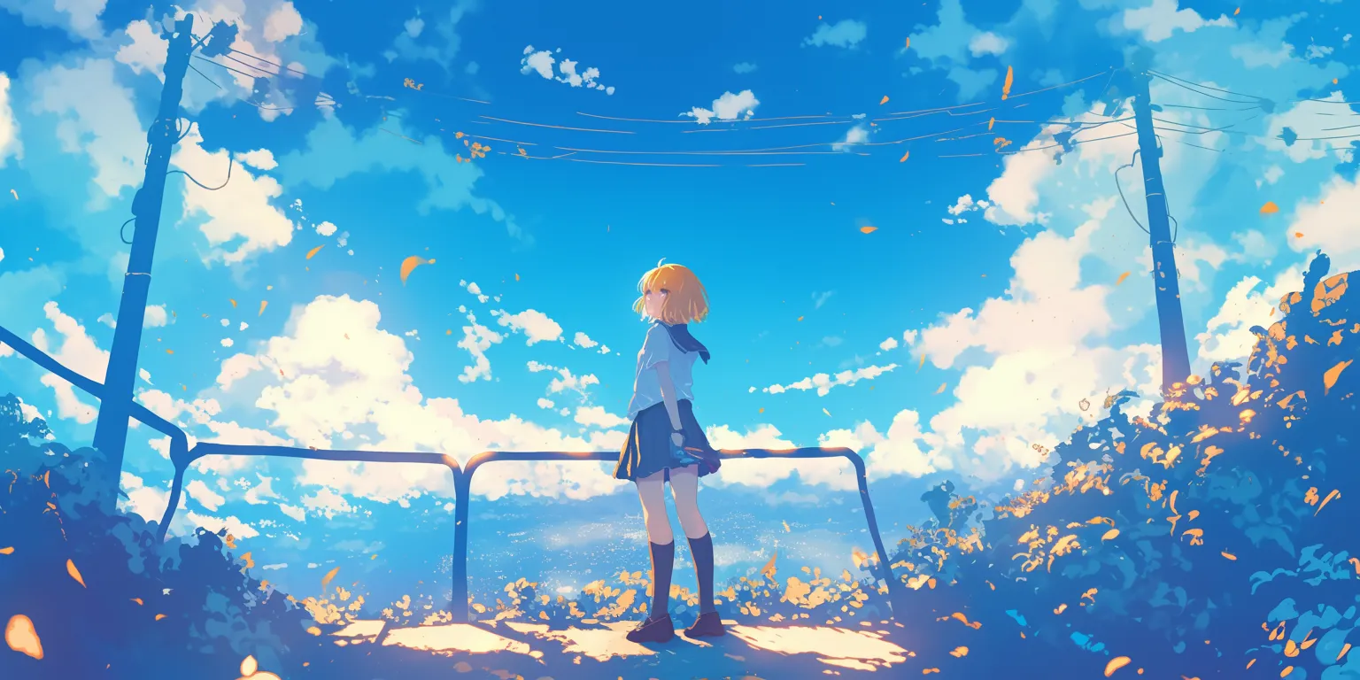 hd anime wallpaper sky, minato, 3440x1440, 2560x1440, 1920x1080