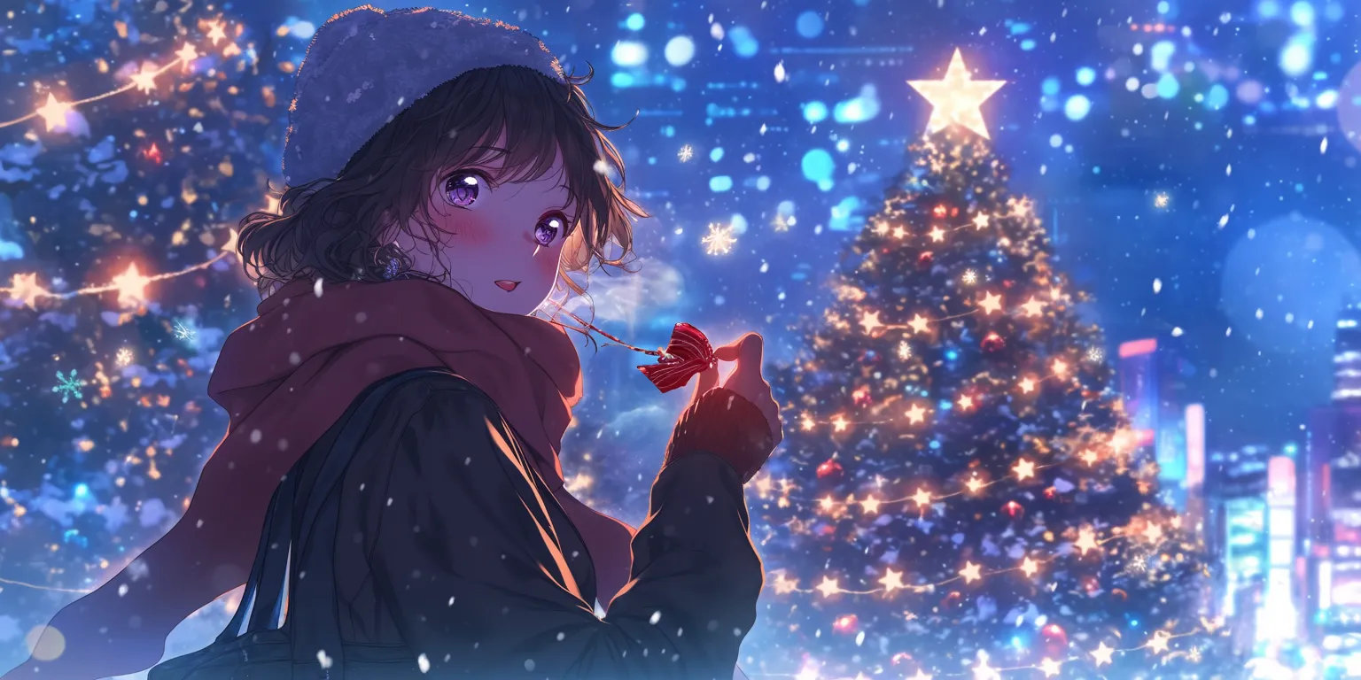 xmas anime wallpaper christmas, haru, winter, noragami