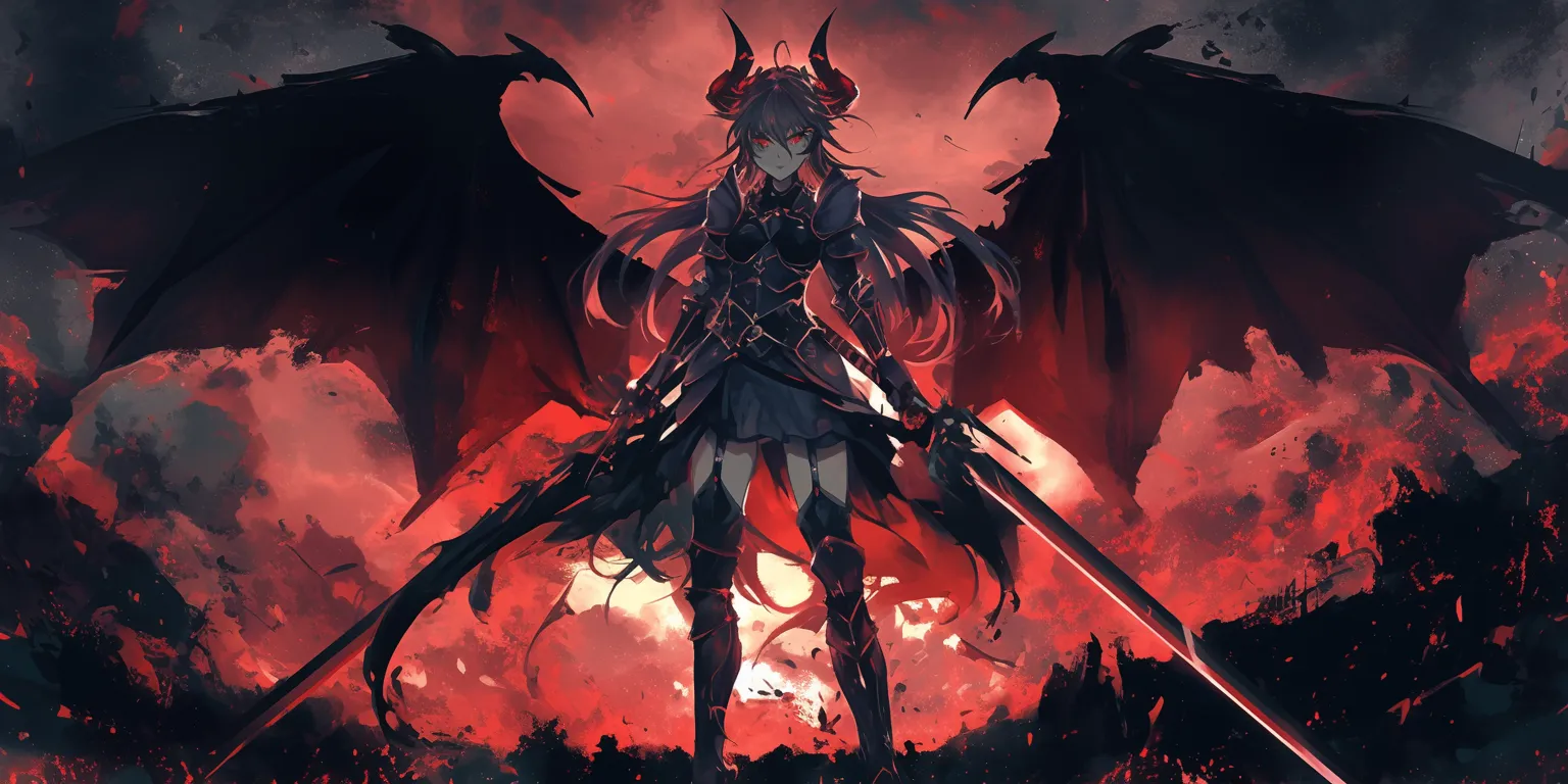 anime wallpaper for android demonslayer, overlord, devil, albedo, gurren
