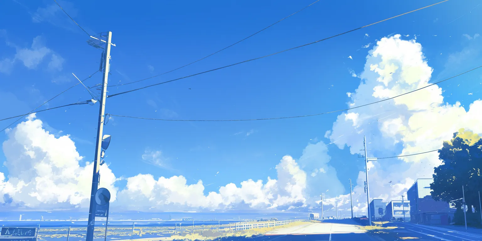 anime backgrounds for computer 3440x1440, sky, evergarden, scenery, 2560x1440