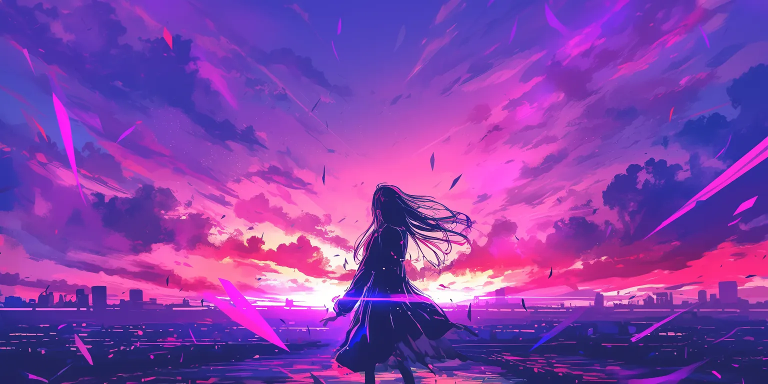 purple anime background 2560x1440, sky, noragami, 1920x1080, violet