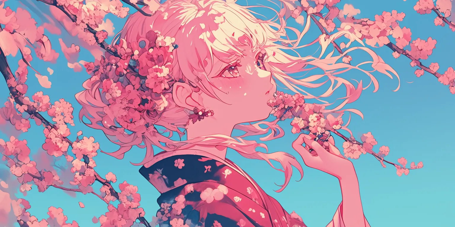 anime cherry blossom wallpaper sakura, blossom, tomori, suzuya, chobits