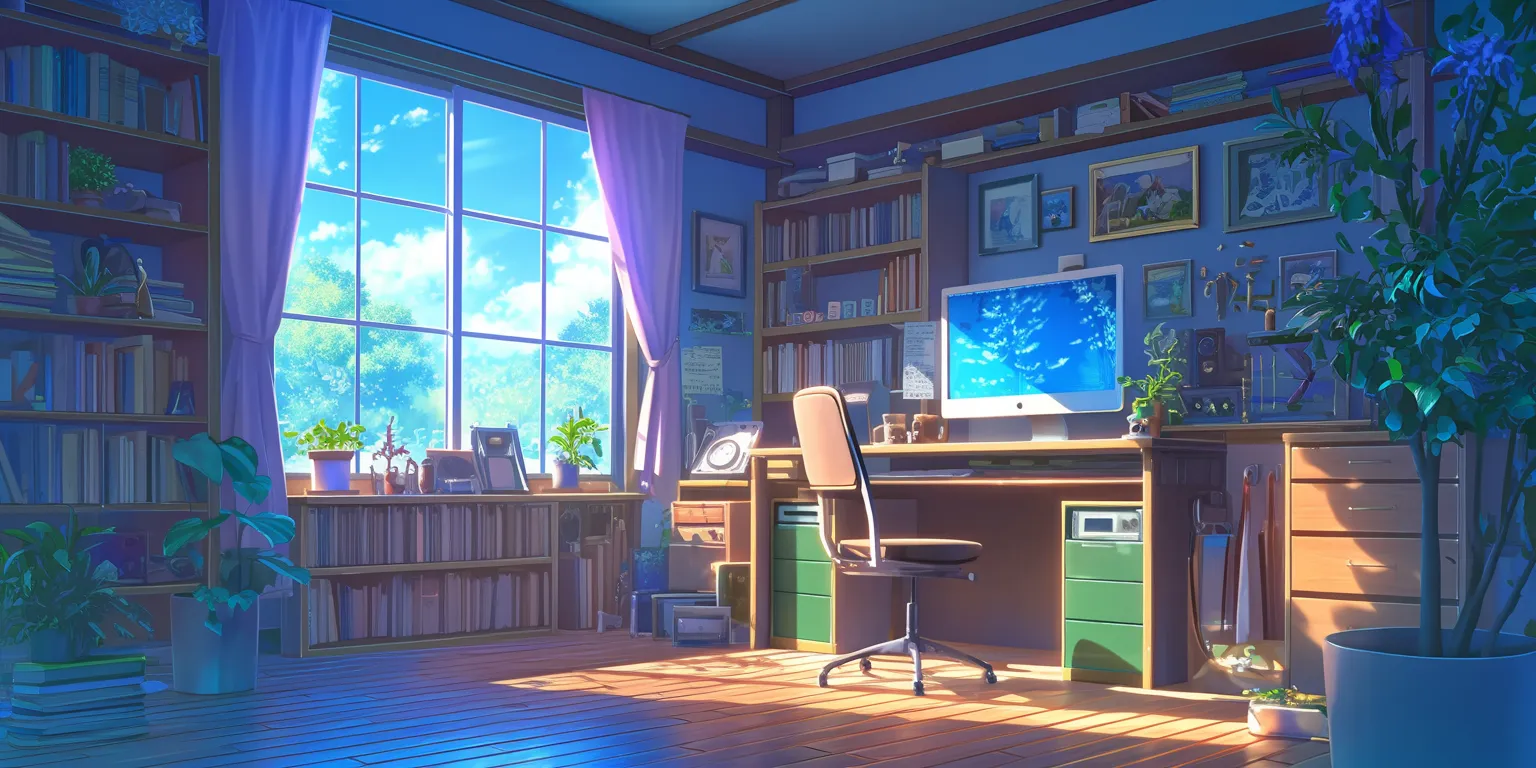 anime room background classroom, lofi, room, backgrounds, windows