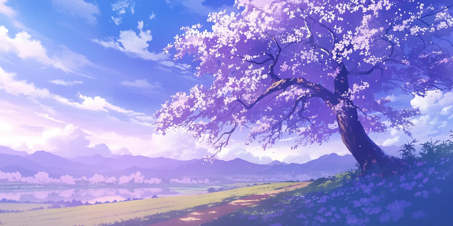 purple anime background kamisama, noragami, evergarden, mushishi, sakura