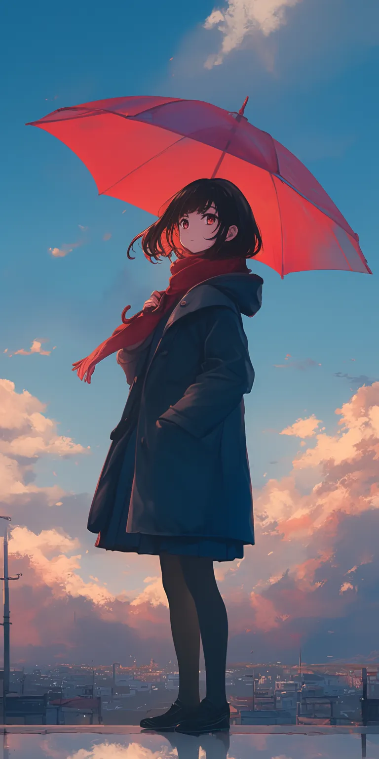 anime pic sad sky, yumeko, haru, ghibli, akira
