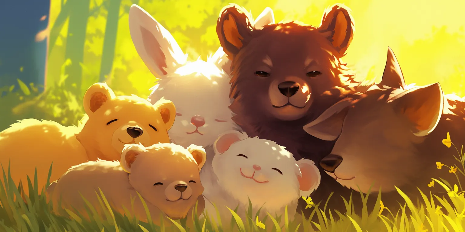 cute wallpapers kawaii bear, ghibli, capybara, mononoke, pet