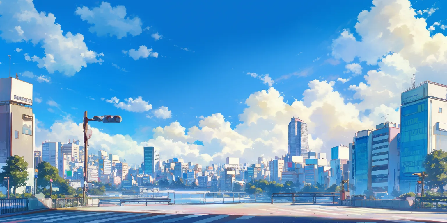 anime city background 3440x1440, flcl, backgrounds, noragami