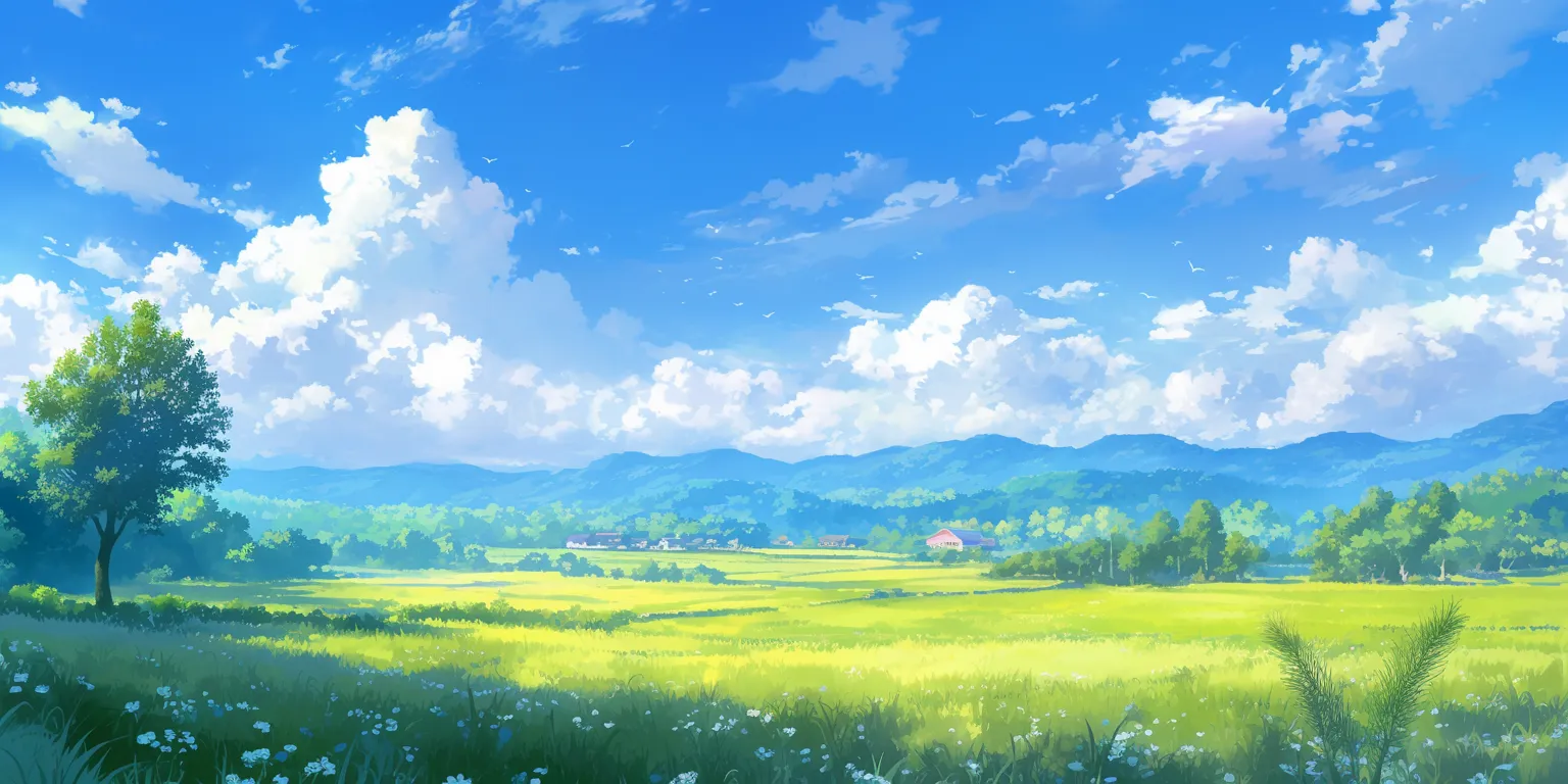 anime scenery wallpaper evergarden, 2560x1440, scenery, ghibli, 1920x1080