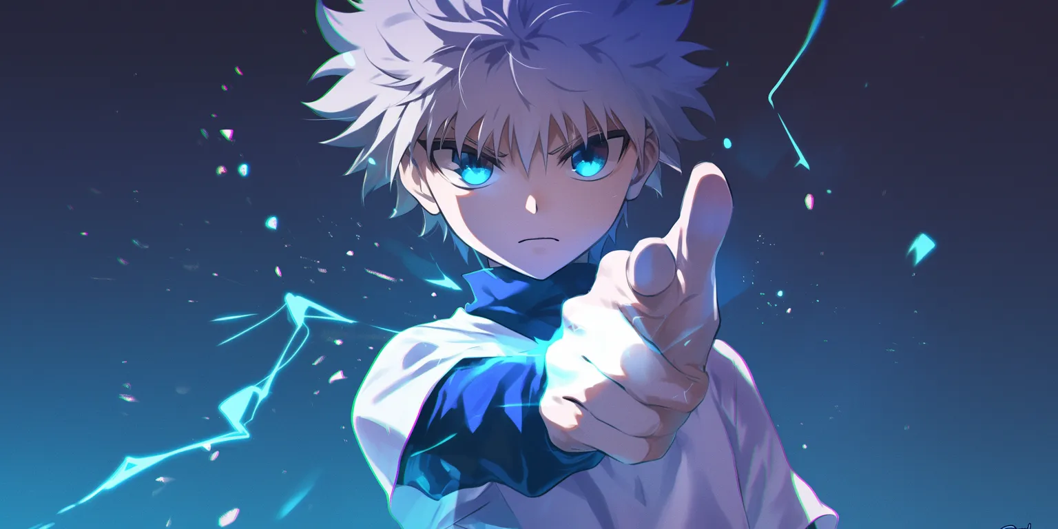 hunter x killua wallpaper killua, hxh, hajime, minato, mha