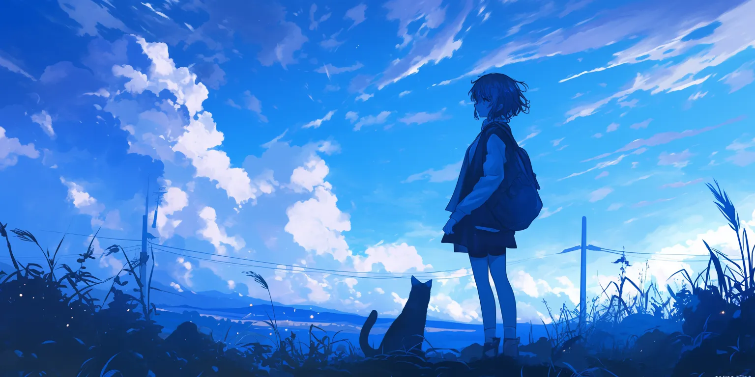cool anime wallpaper ghibli, sky, flcl, 2560x1440, 1920x1080