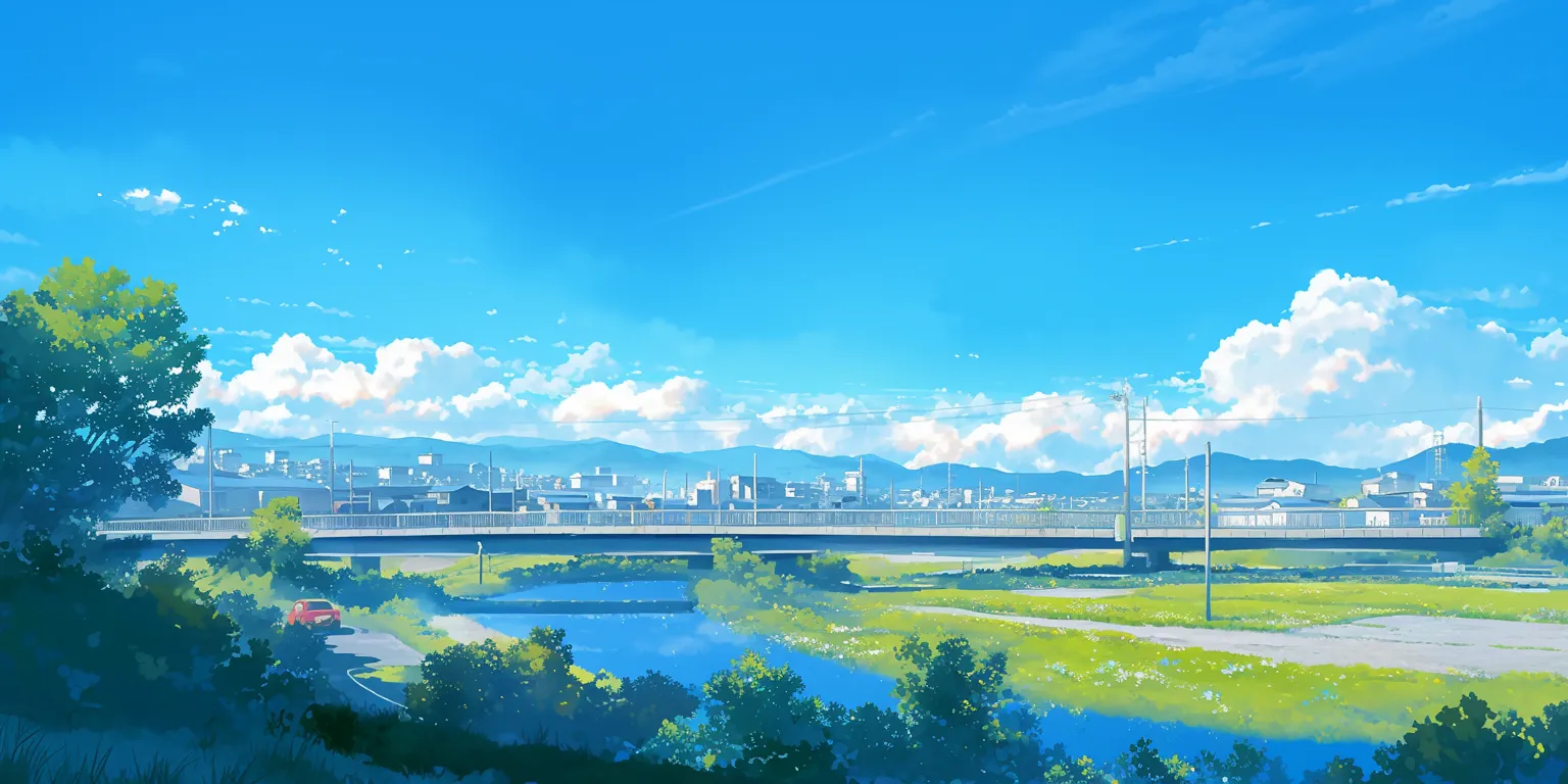 anime background aesthetic evergarden, 3440x1440, scenery, ghibli, flcl