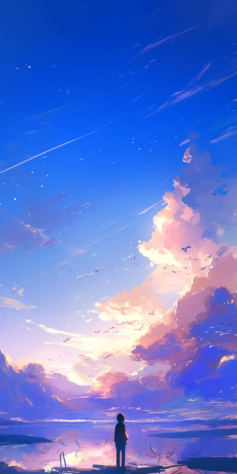 anime wallpaper in hd sky, 2560x1440, 3440x1440, ciel, 1920x1080