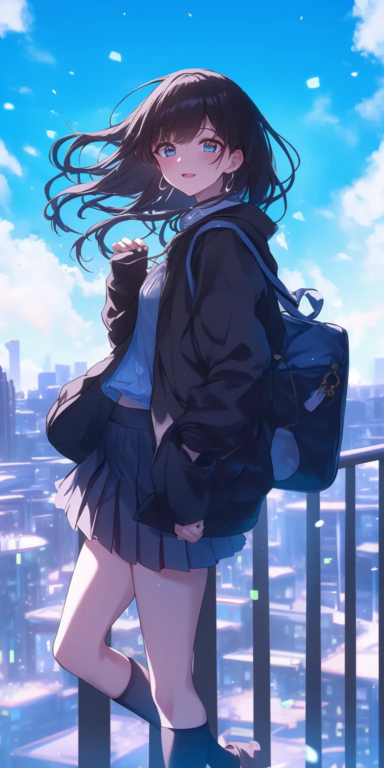 anime wallpaper aesthetic hyouka, oregairu, sky, ciel, mirai