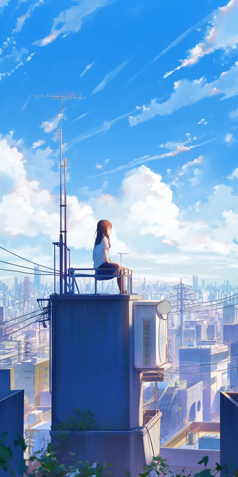 chill anime wallpaper sky, 3440x1440, mirai, noragami, ciel