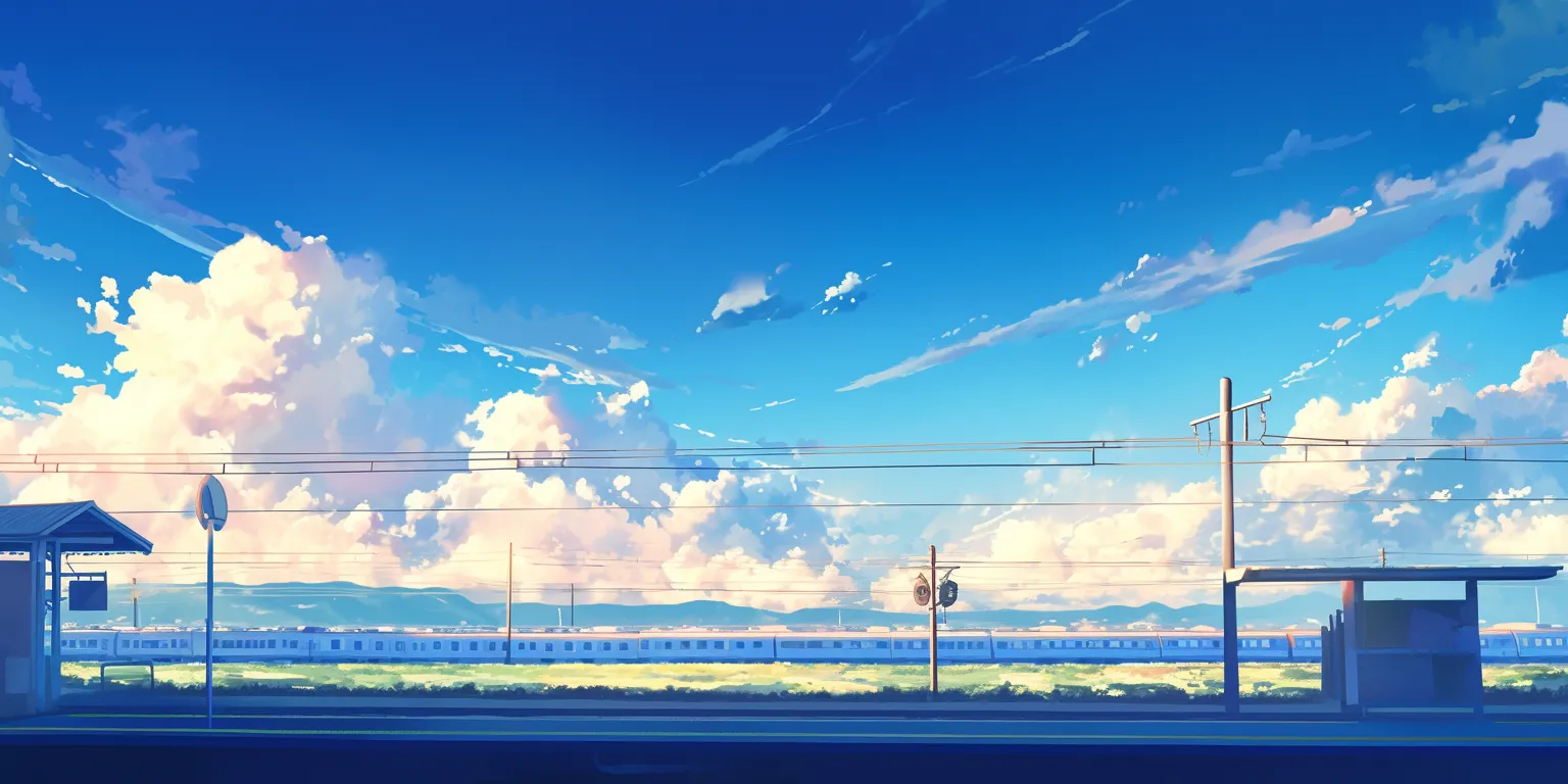 anime scenery wallpaper sky, 3440x1440, scenery, 2560x1440, 1366x768