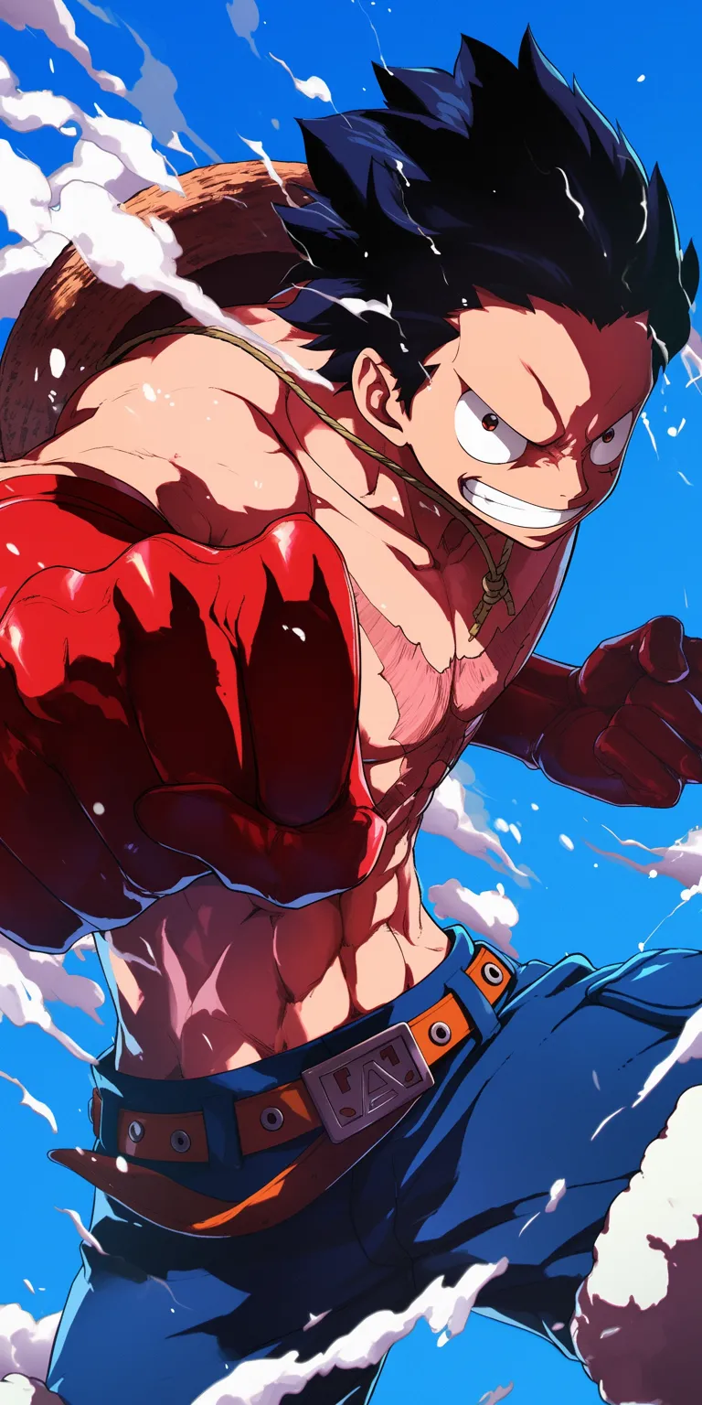 luffy gear 5 wallpaper hd luffy, bardock, rengoku, todoroki, ippo