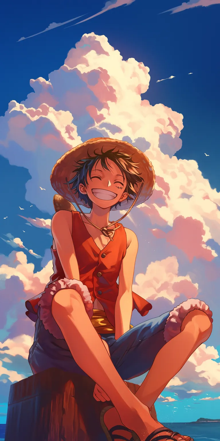 one piece desktop wallpaper 4k luffy, denji, sabo, wano, flcl