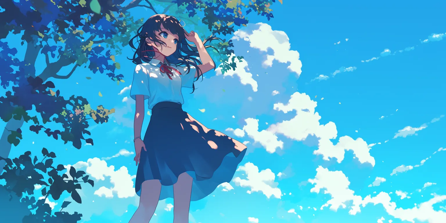 lively wallpaper anime sky, hyouka, 1920x1080, 1366x768, 3440x1440