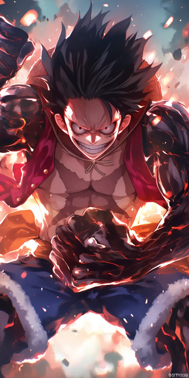 luffy gear 5 wallpaper iphone todoroki, shanks, whitebeard, gurren, broly