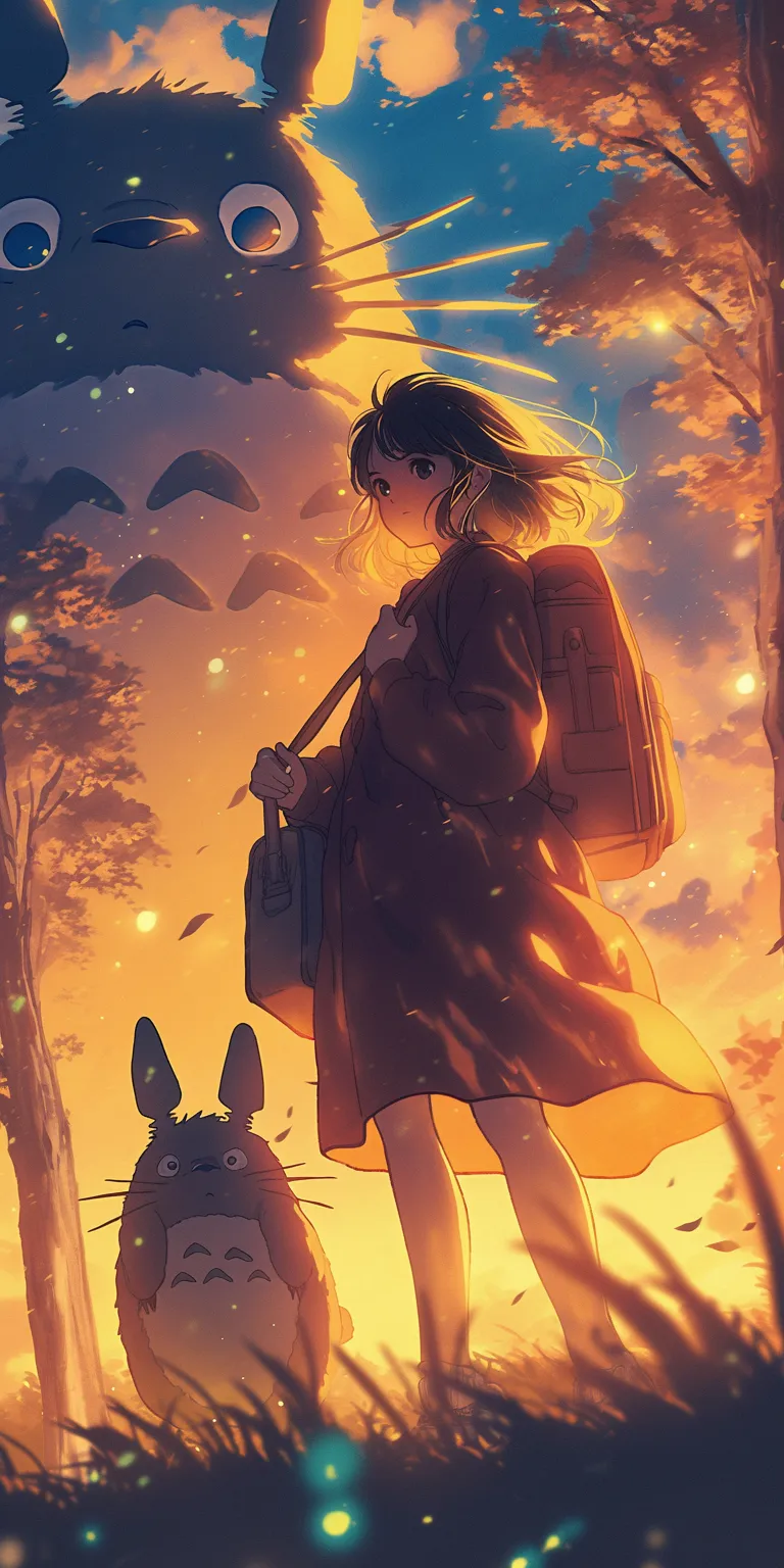 totoro iphone wallpaper ghibli, cover, flcl, yuujinchou, inuyasha