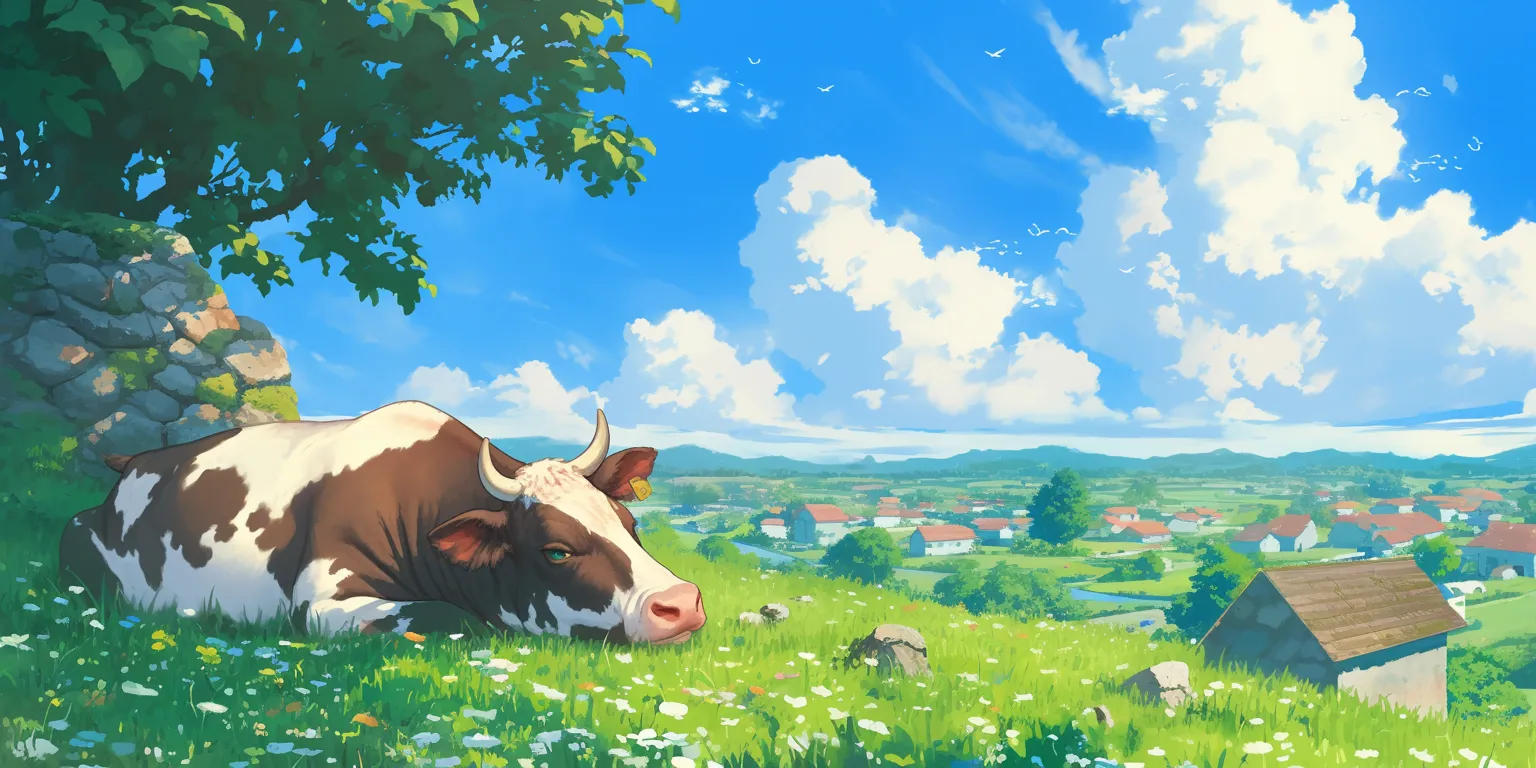 cow prints wallpaper cow, ghibli, 3440x1440, 2560x1440, 1920x1080