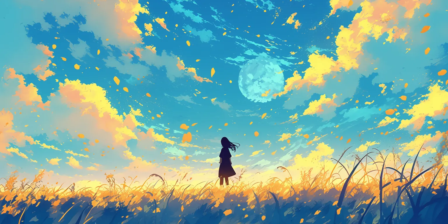 cool backgrounds anime ghibli, sky, 2560x1440, 1920x1080, sun