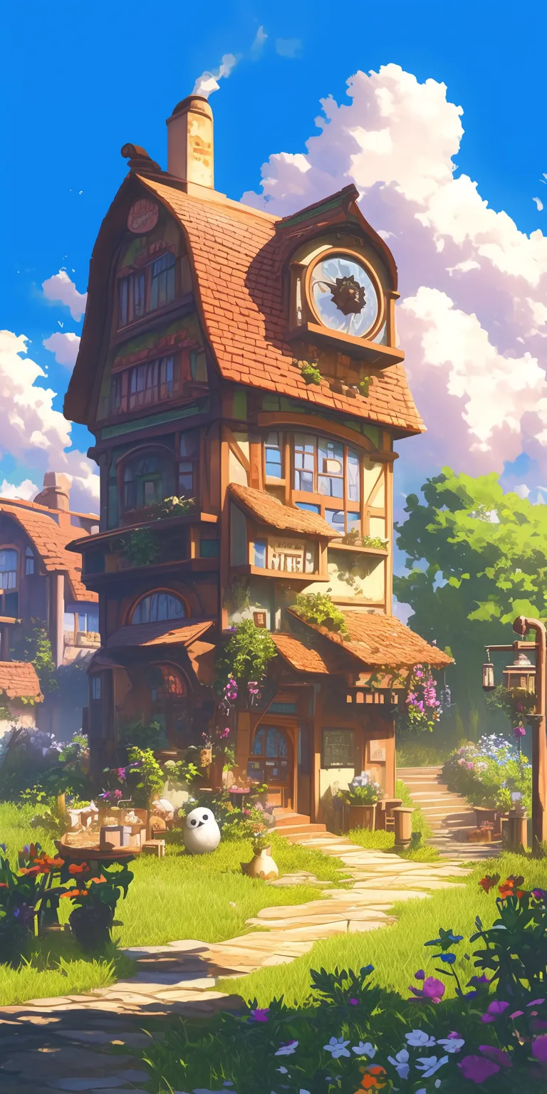 owl house background ghibli, house, evergarden, dororo, kamisama