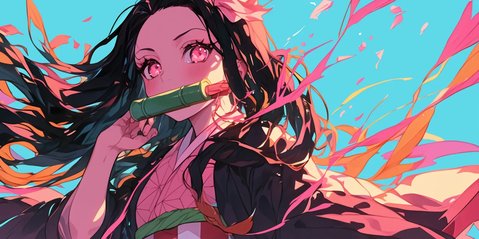 nezuko wallpaper aesthetic nezuko, illumi, kimetsu, champloo, flcl