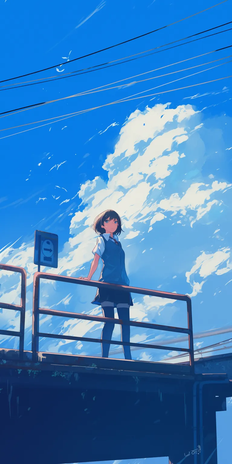 chill anime wallpaper sky, lofi, ocean, ciel, 3440x1440