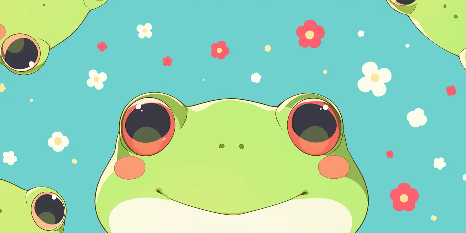 cute frog background frog, dororo, umaru, yuru, bocchi