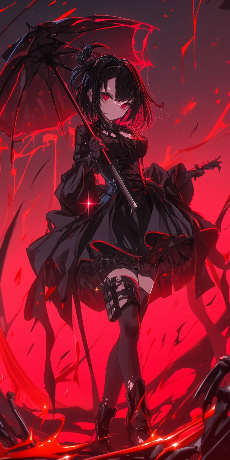 dark aesthetic anime wallpaper hellsing, akame, demonslayer, alucard, yumeko