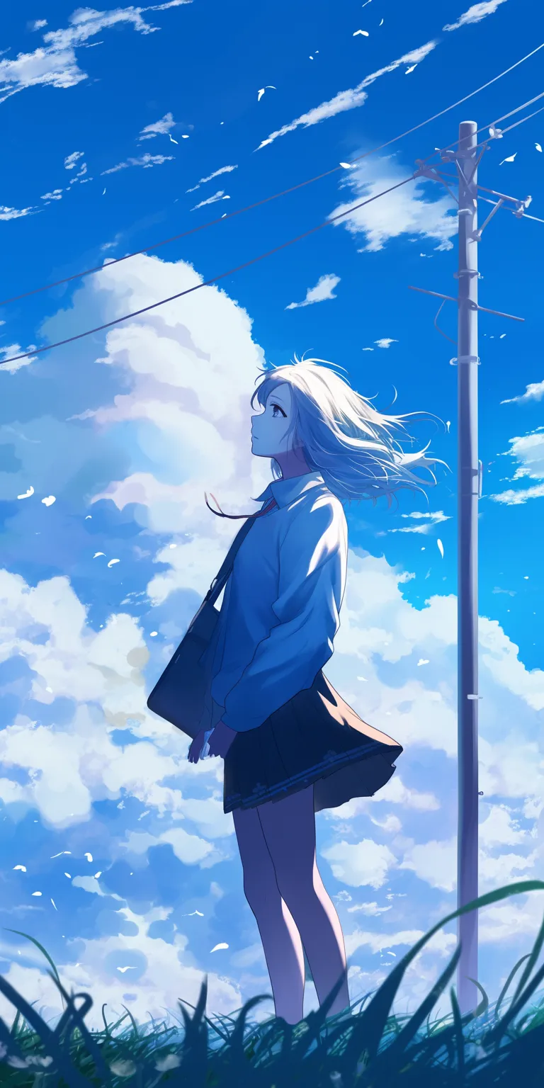 anime laptop wallpaper sky, juuzou, mushishi, flcl, ciel