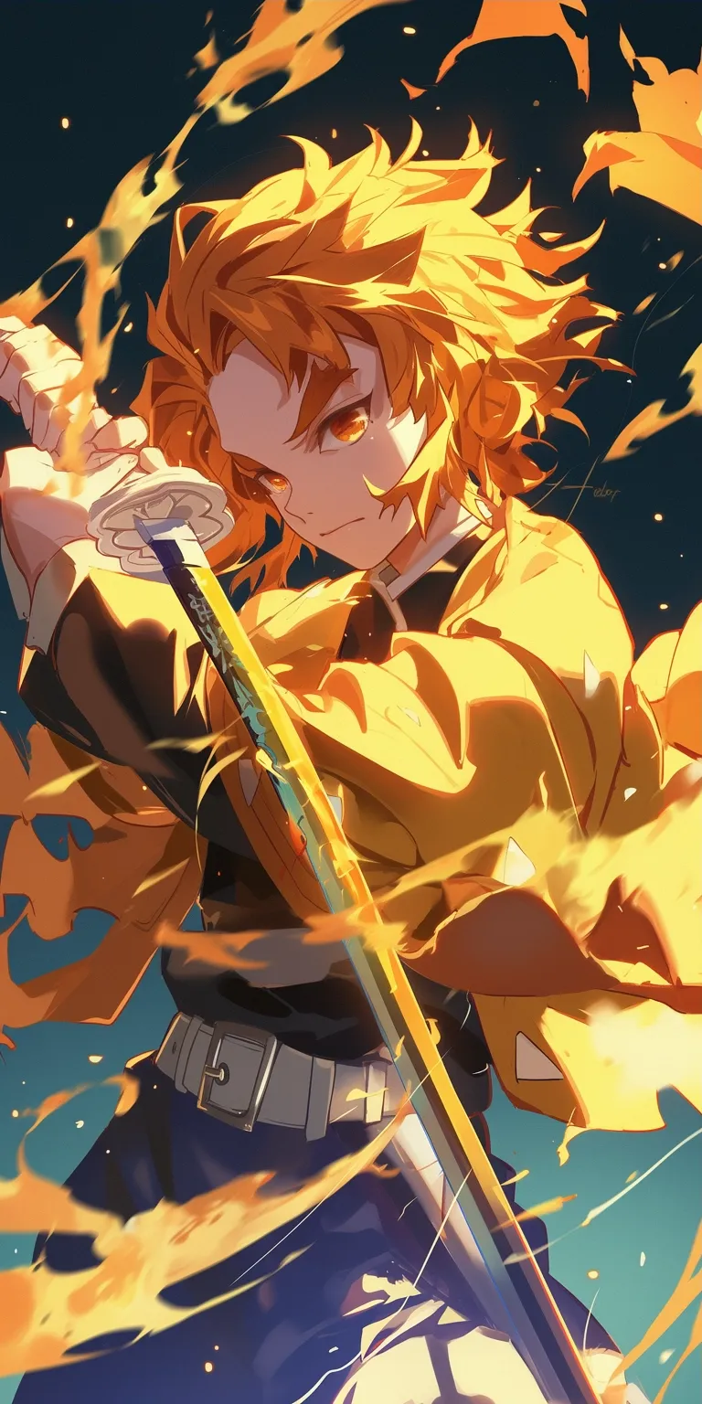 zenitsu demon slayer wallpaper denji, yaiba, natsume, sabo, kurosaki