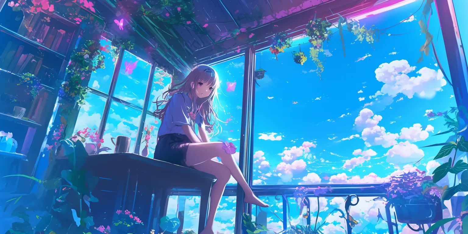 love anime wallpaper nishimiya, 1920x1080, sky, 2560x1440, ocean