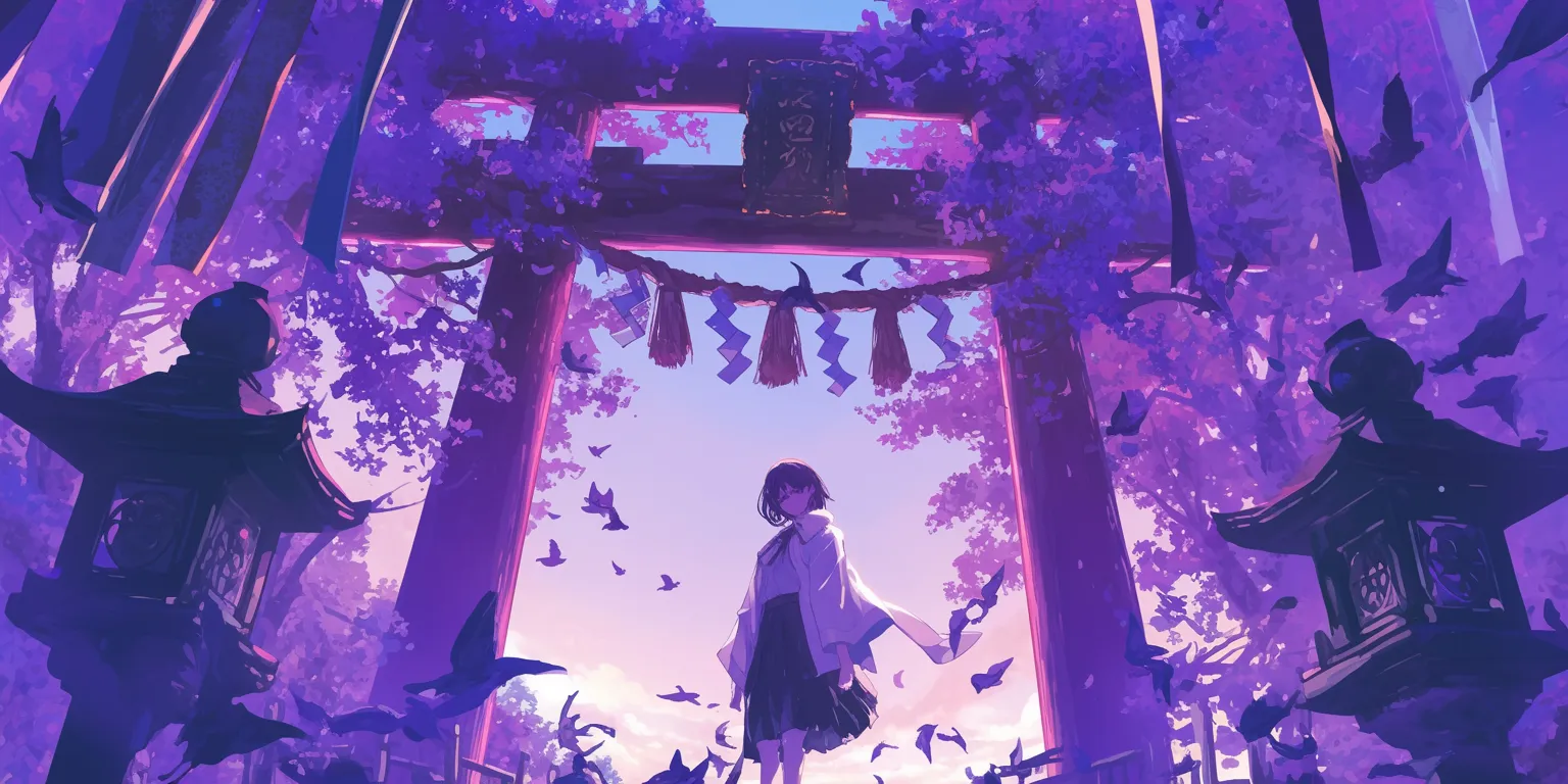 purple anime wallpaper noragami, touka, kamisama, yato, hyouka