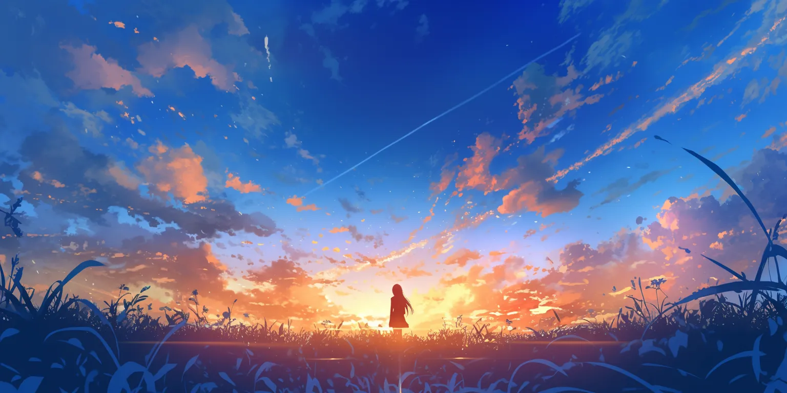 anime wallpaper ipad evergarden, flcl, sky, franxx, sunset