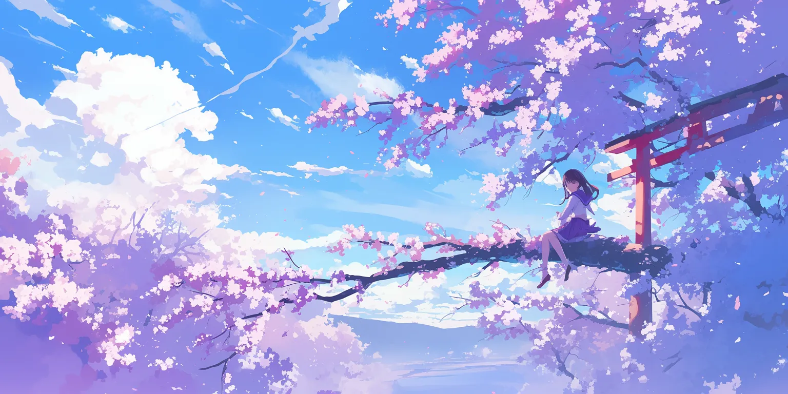 anime cherry blossom wallpaper sakura, noragami, 2560x1440, blossom, 1920x1080
