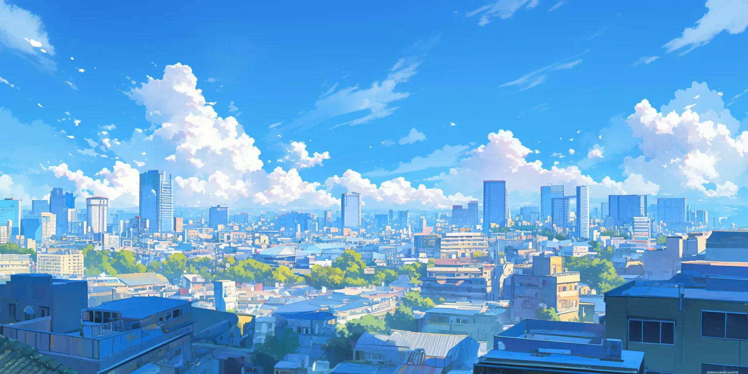 anime city background 3440x1440, tokyo, 2560x1440, sky, backgrounds