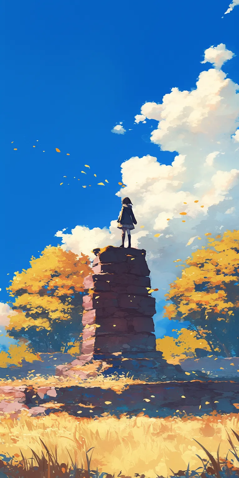 good anime wallpaper ghibli, evergarden, flcl, sky, fall