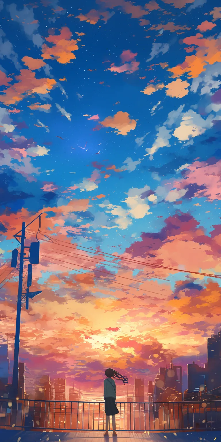 xxtenations wallpaper cartoon sky, 2560x1440, 3440x1440, ciel, flcl