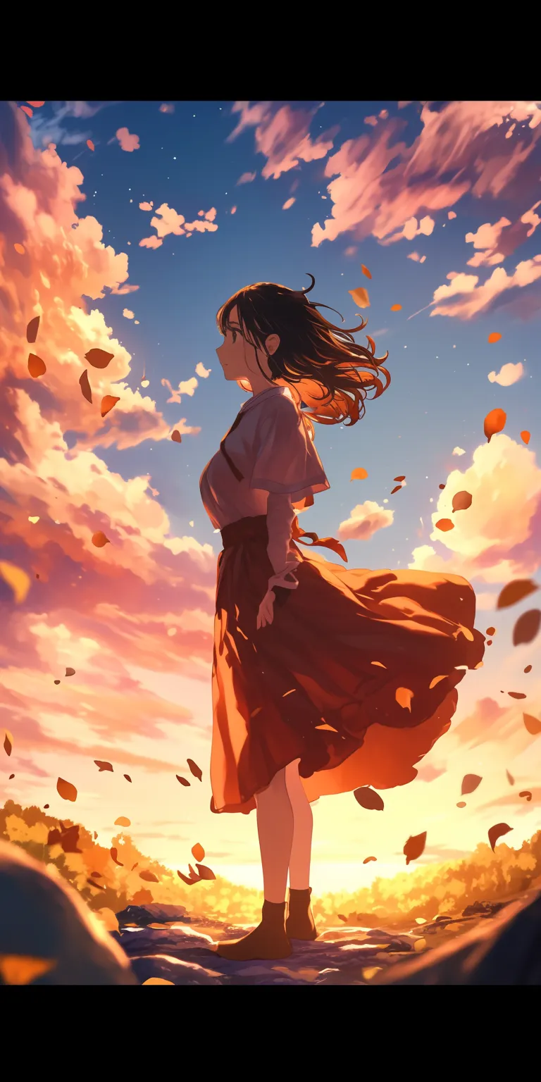 lively wallpaper anime touka, evergarden, kamisama, sunset, natsume