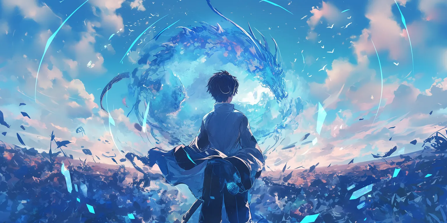 blue anime wallpaper rasengan, evergarden, kirito, akira, champloo